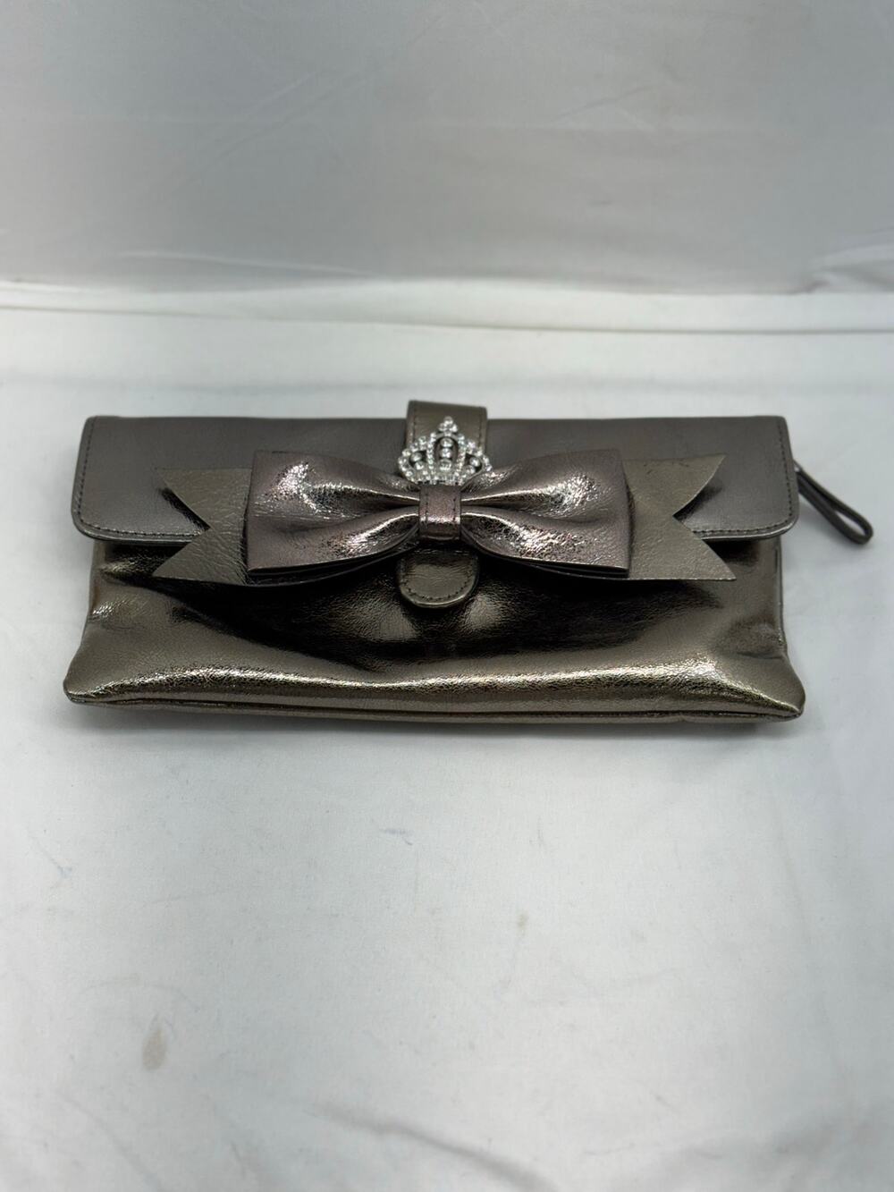 My Flat In London metallic evening bag clutch